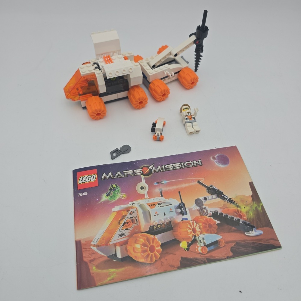 LEGO Mars Mission MT-21 Mobile Mining Unit (7648) As Pictured with manual